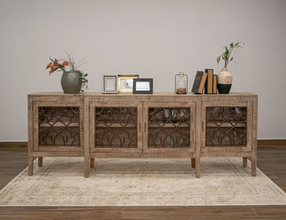 4 Door Console - Vintage Orange
