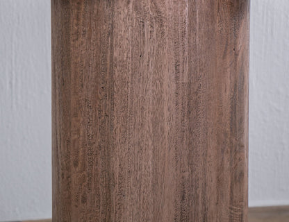 End Table - Light Cream / Brown Caramel
