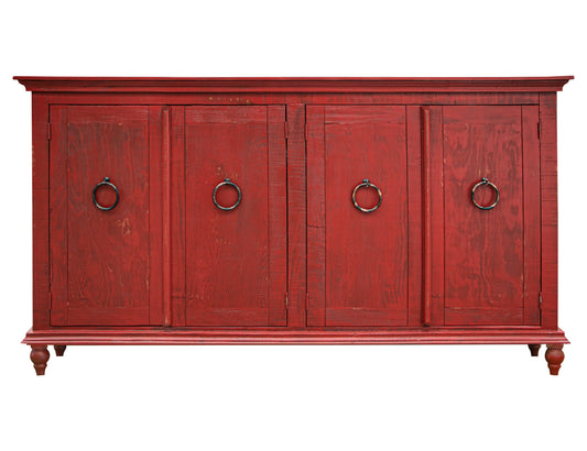 4 Doors Console - Red