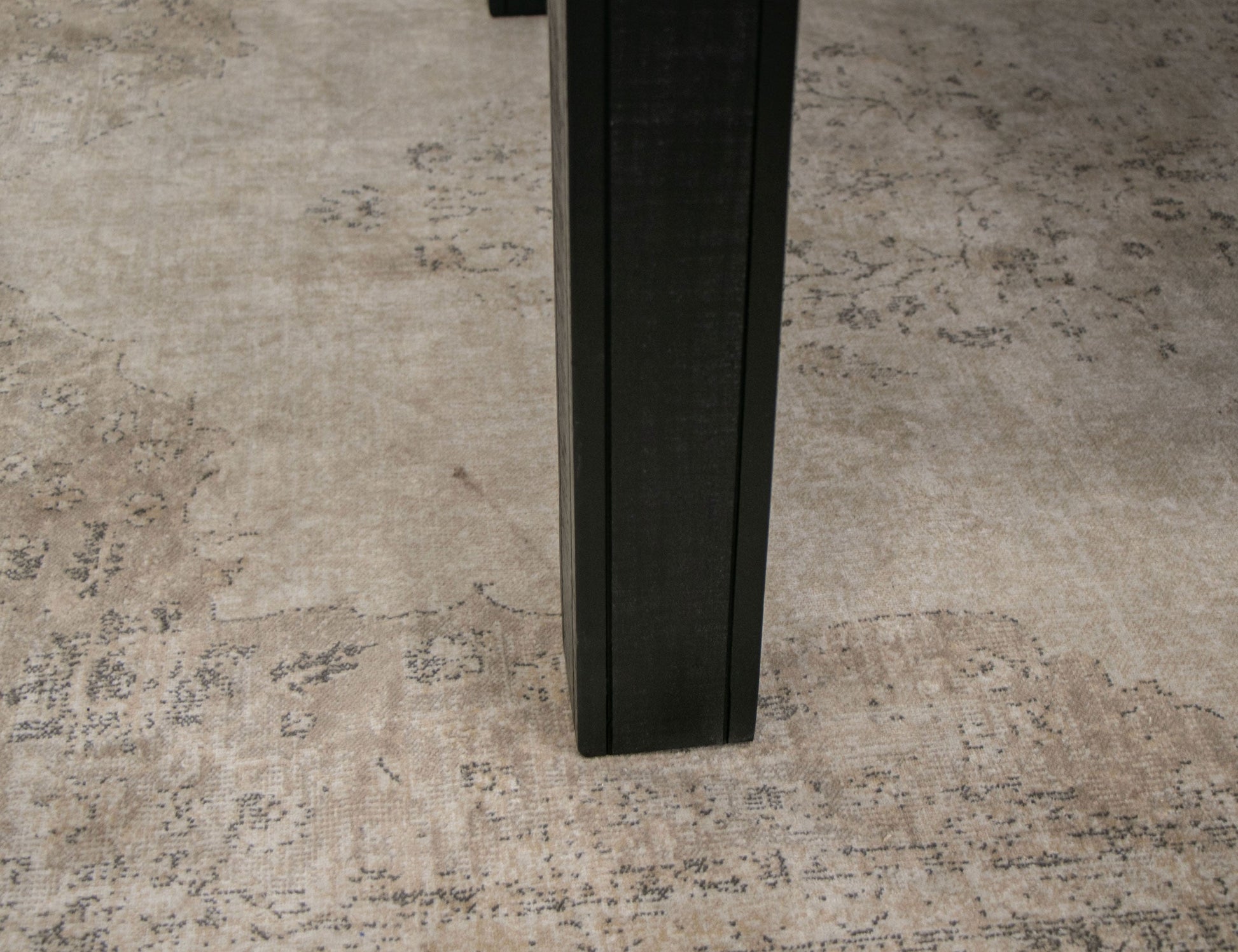 65" Table - Two Tone Gray & Brown