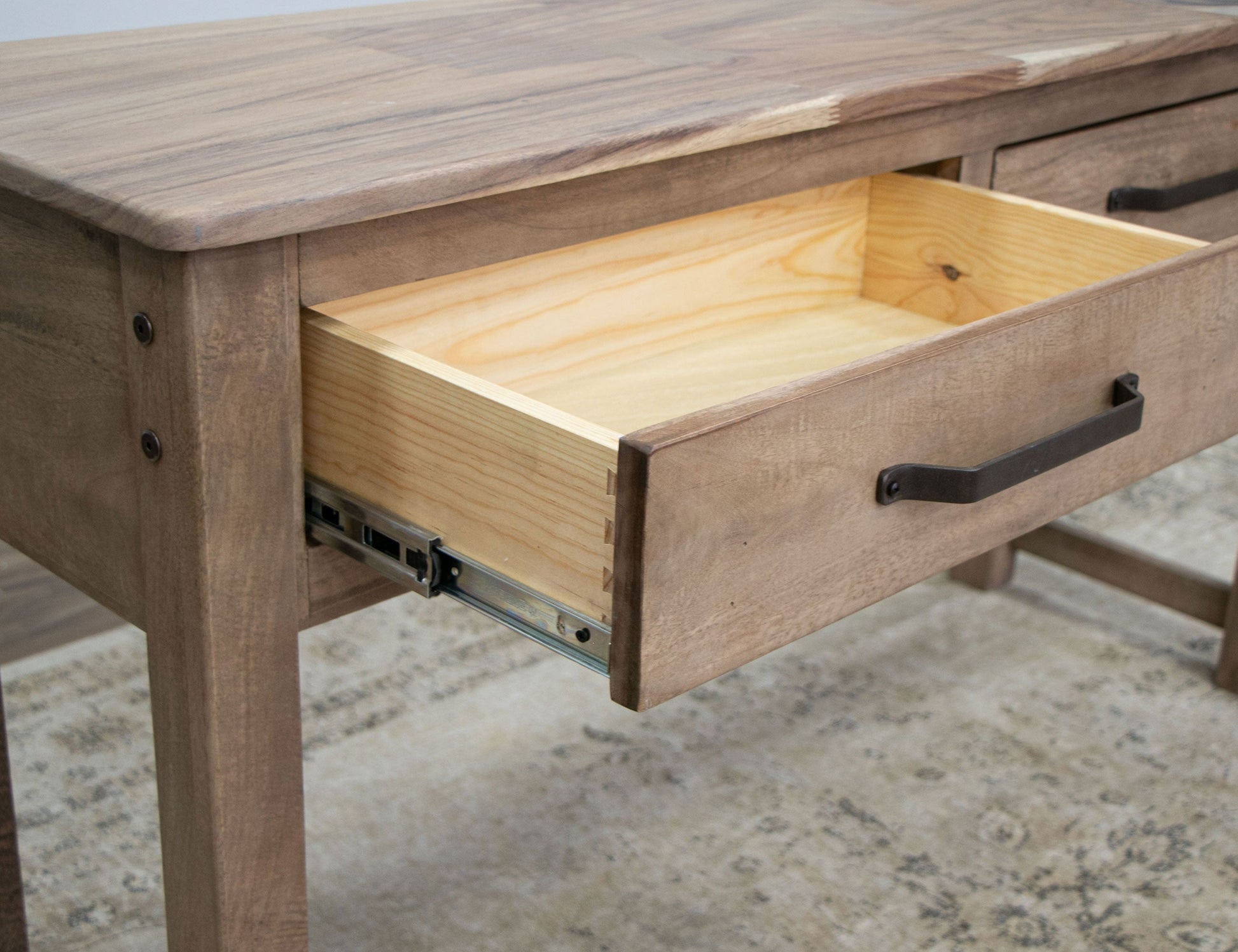1 Drawer End Table - Brown Cappuccino