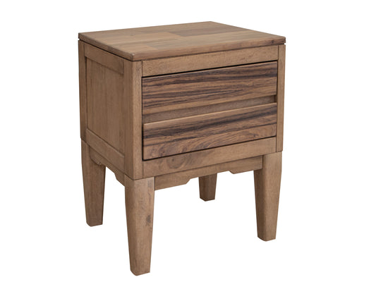 2 Drawer Nightstand - Brown Cappuccino