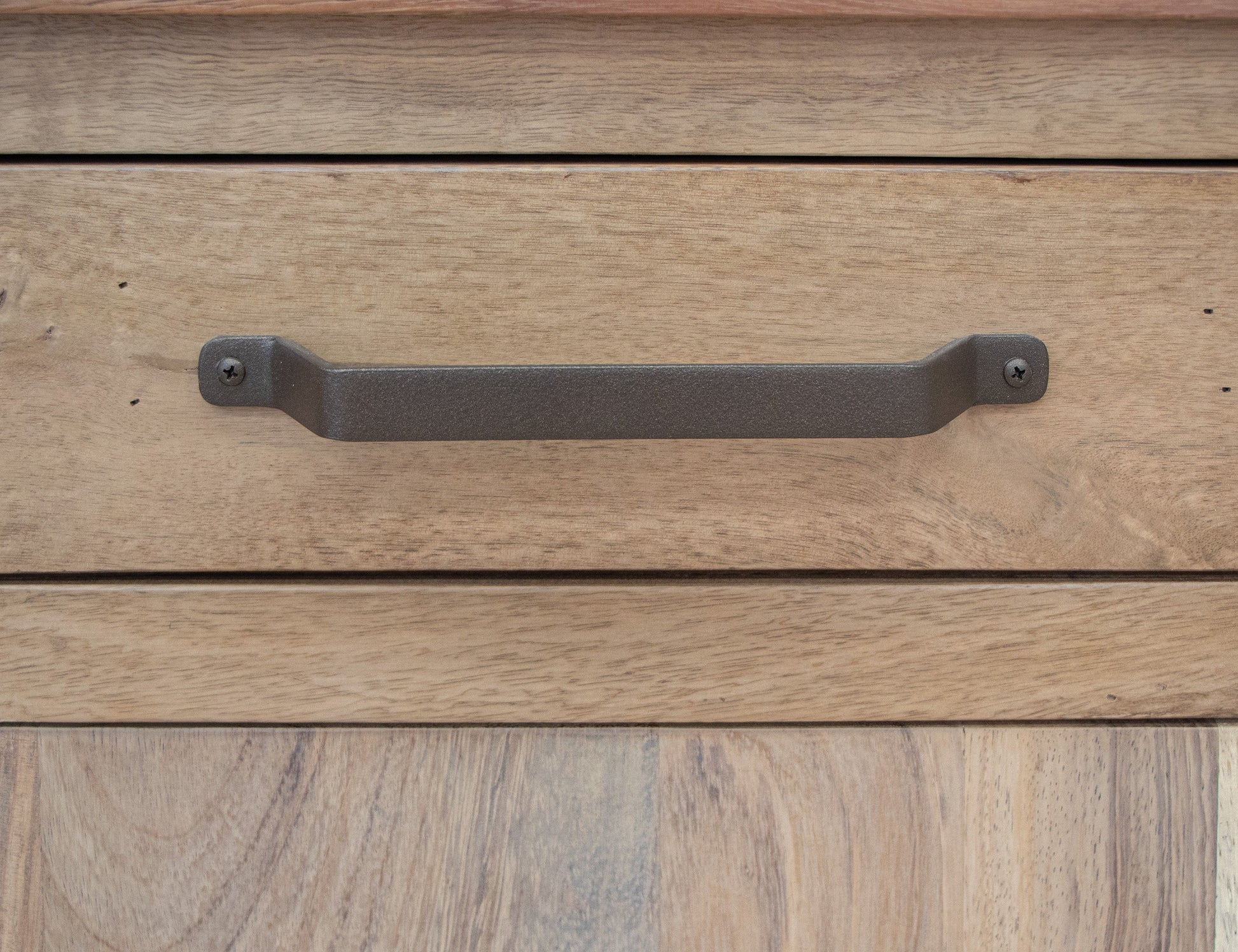 4 Door 2 Drawer Kitchen Island - Brown cappuccino