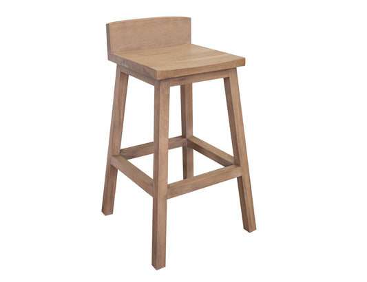 30" Wooden Barstool - Brown Cappuccino