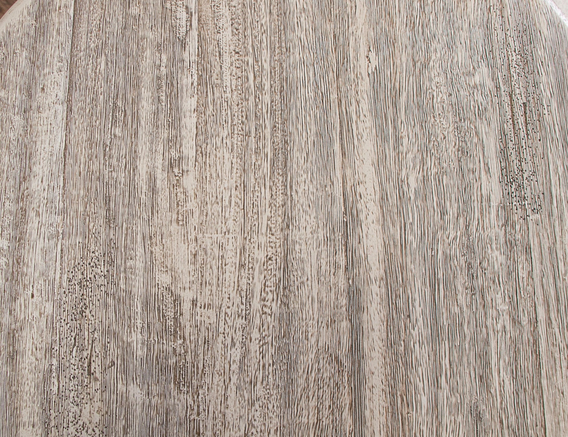 End Table - Light Cream / Brown Caramel