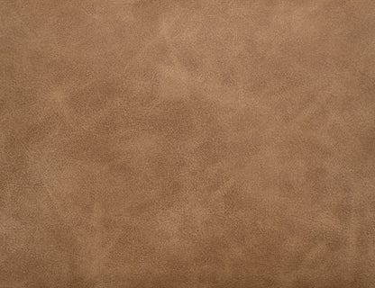 Wooden Frame & Metal Base, Armchair - Caramel Color