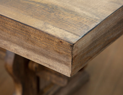 Dining Table - Two Tone Light Brown
