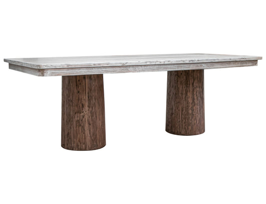 Dining Base - Light Cream / Brown Caramel