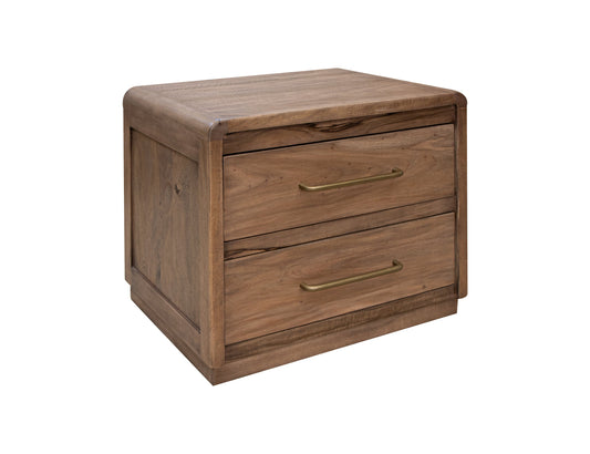2 Drawer Nightstand - Mezquite Brown
