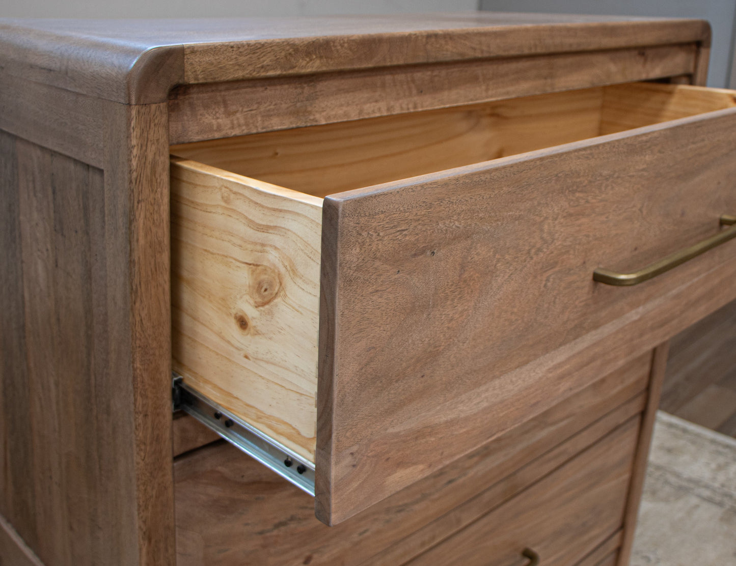 2 Drawer Nightstand - Mezquite Brown