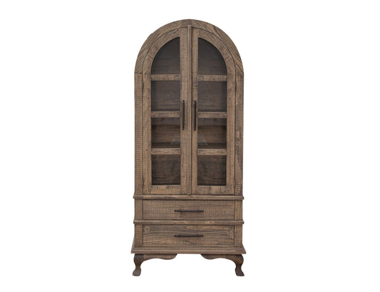 2 Drawer 2 Door Cabinet - Zinc Gray