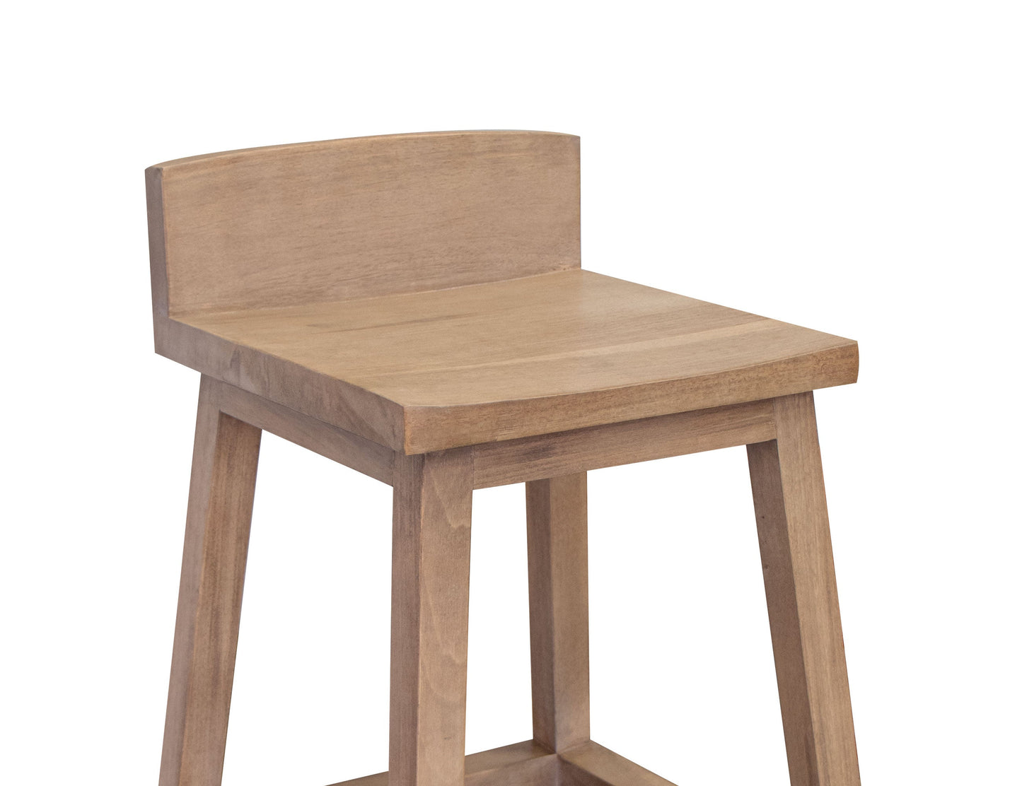 30" Wooden Barstool - Brown Cappuccino