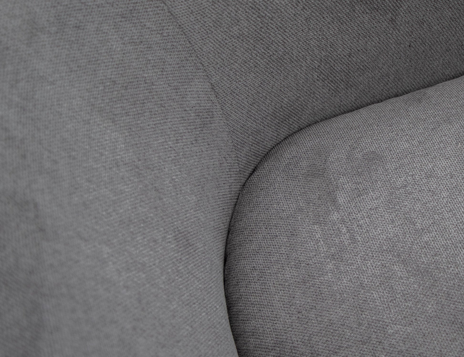 Wooden Frame & Base, Sofa - Iron Gray