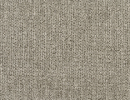 Wooden Frame & Base, Upholstered Square Ottoman - Almond Gray