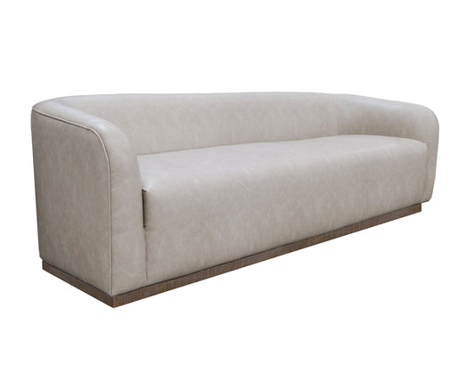 Wooden Frame & Base, Sofa - Ivory