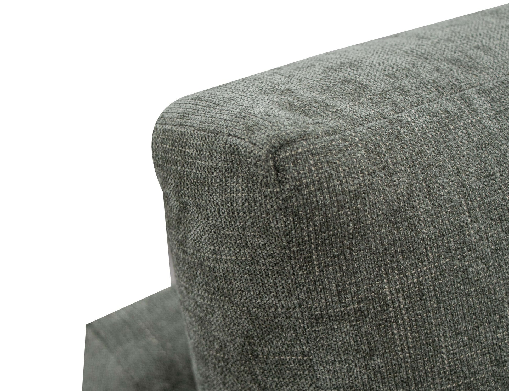 Metal & Wood Base, Armchair - Olive Green