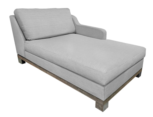 Wooden Frame & Base, Sectional Left Chaise - Agreeable Gray