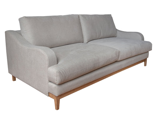 Wooden Frame & Base, Sofa - Almond Gray