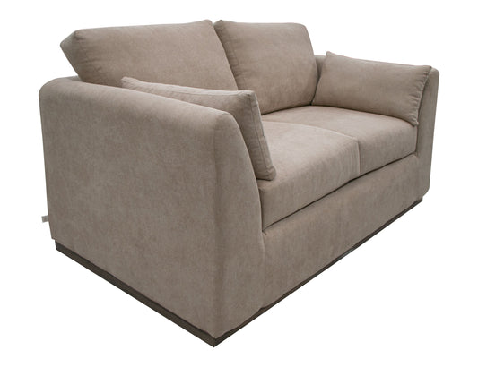 Wooden Frame & Base, Sofa - Brown Camel