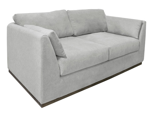 Wooden Frame & Base, Loveseat - Agreeable Gray