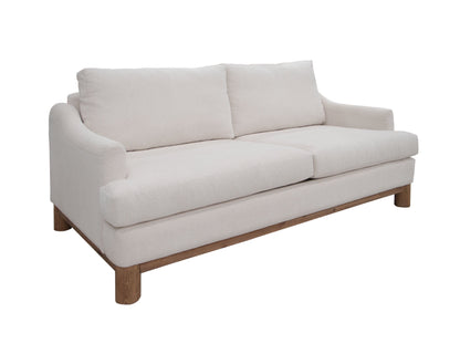 Wooden Frame & Base, Sofa - Towny Brown