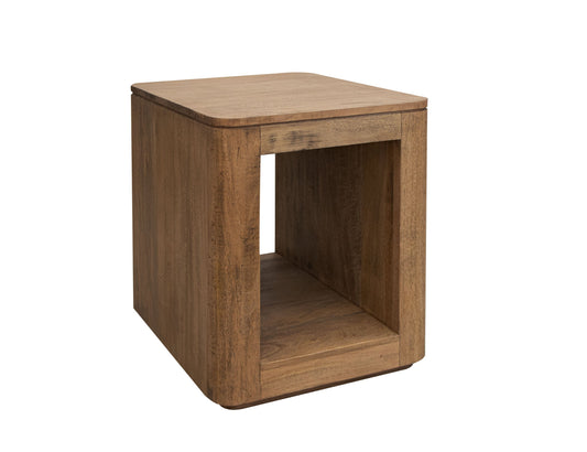 Chairside Table - Almond Brown