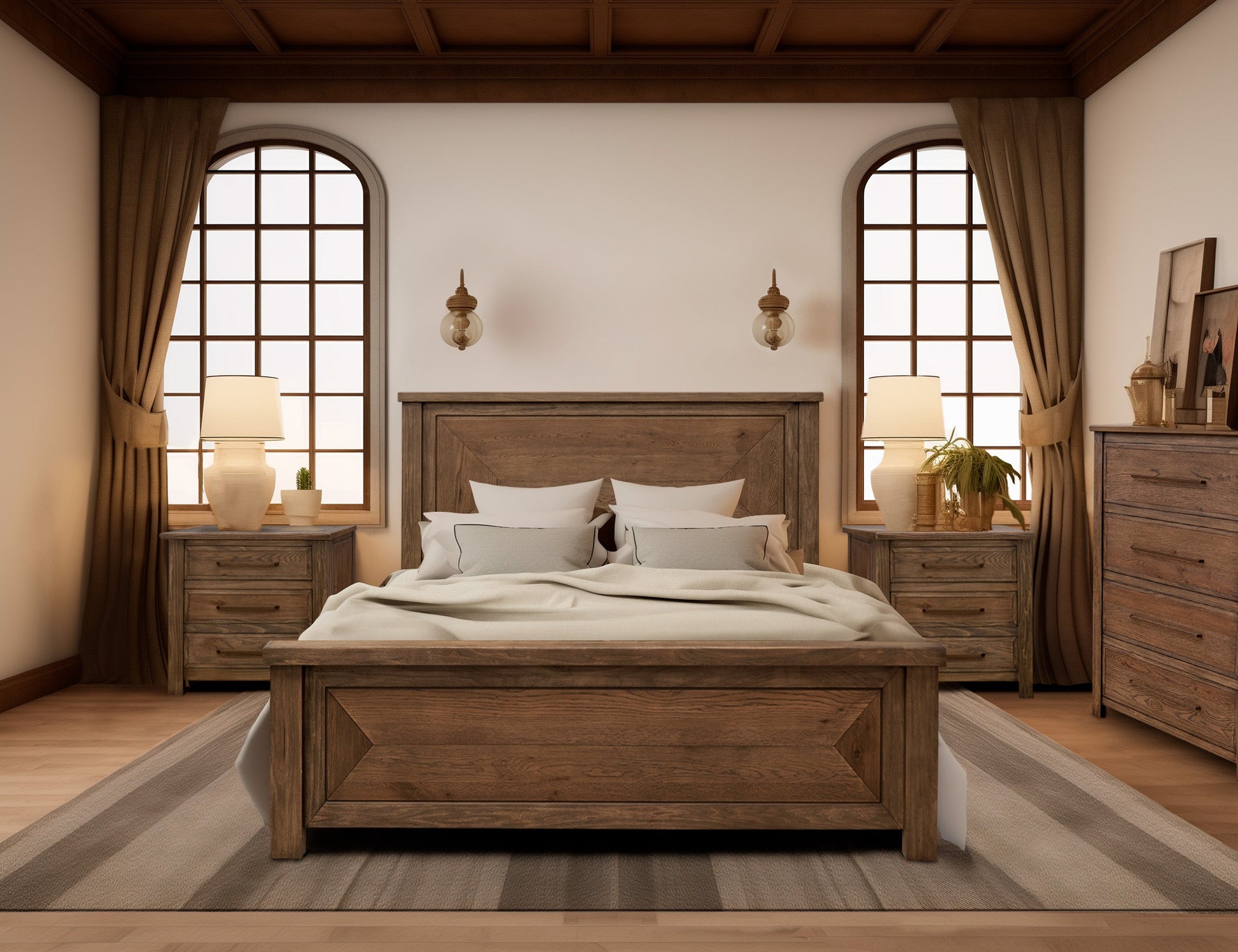 Mirror - Walnut Brown
