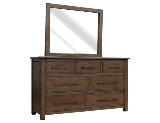 Mirror - Walnut Brown