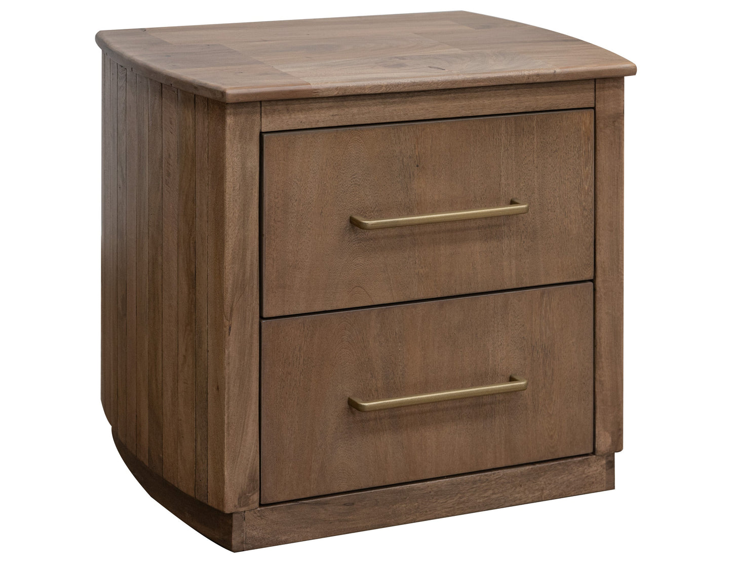 2 Drawer Nightstand - Mezquite Brown
