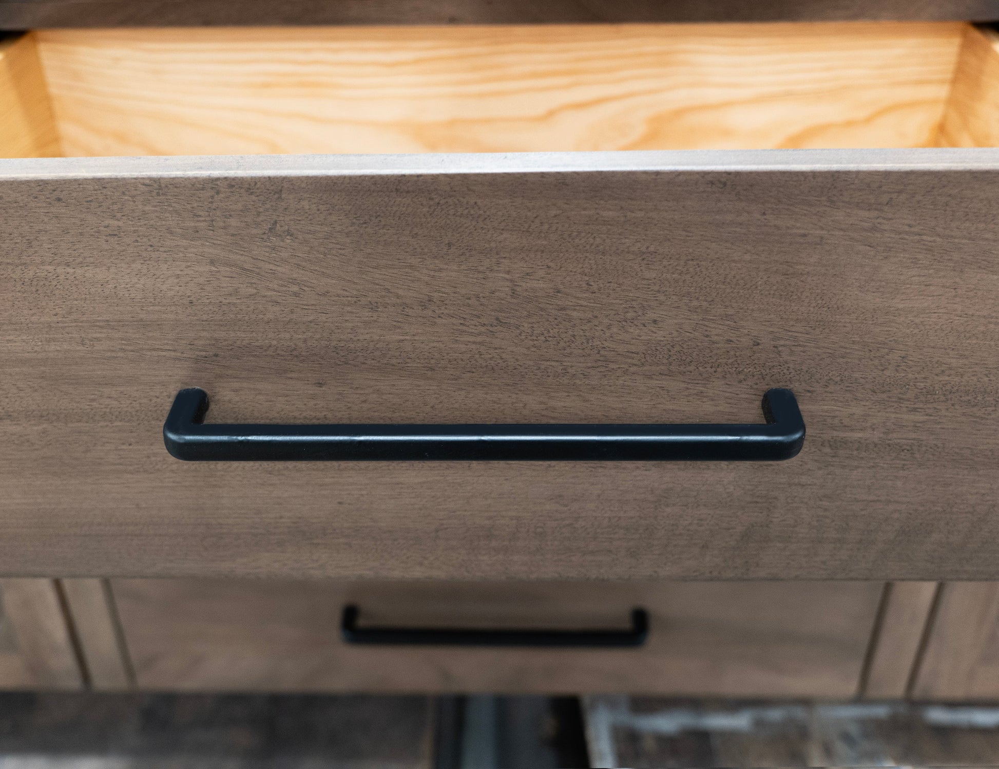 3 Drawer 2 Door Console - Chocolate Brown