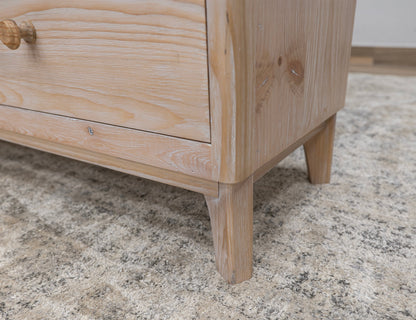 3 Drawer 2 Door Console - Hazelnut