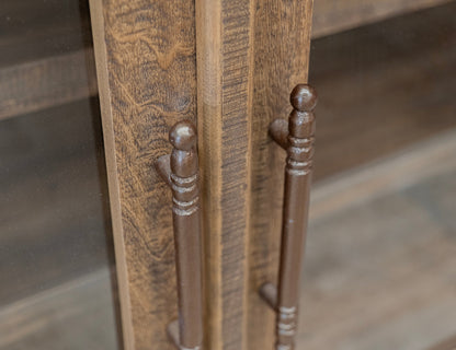 2 Door 2 Drawer Console - Caramel