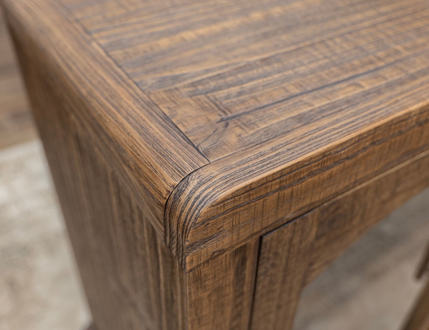 2 Door 2 Drawer Console - Caramel