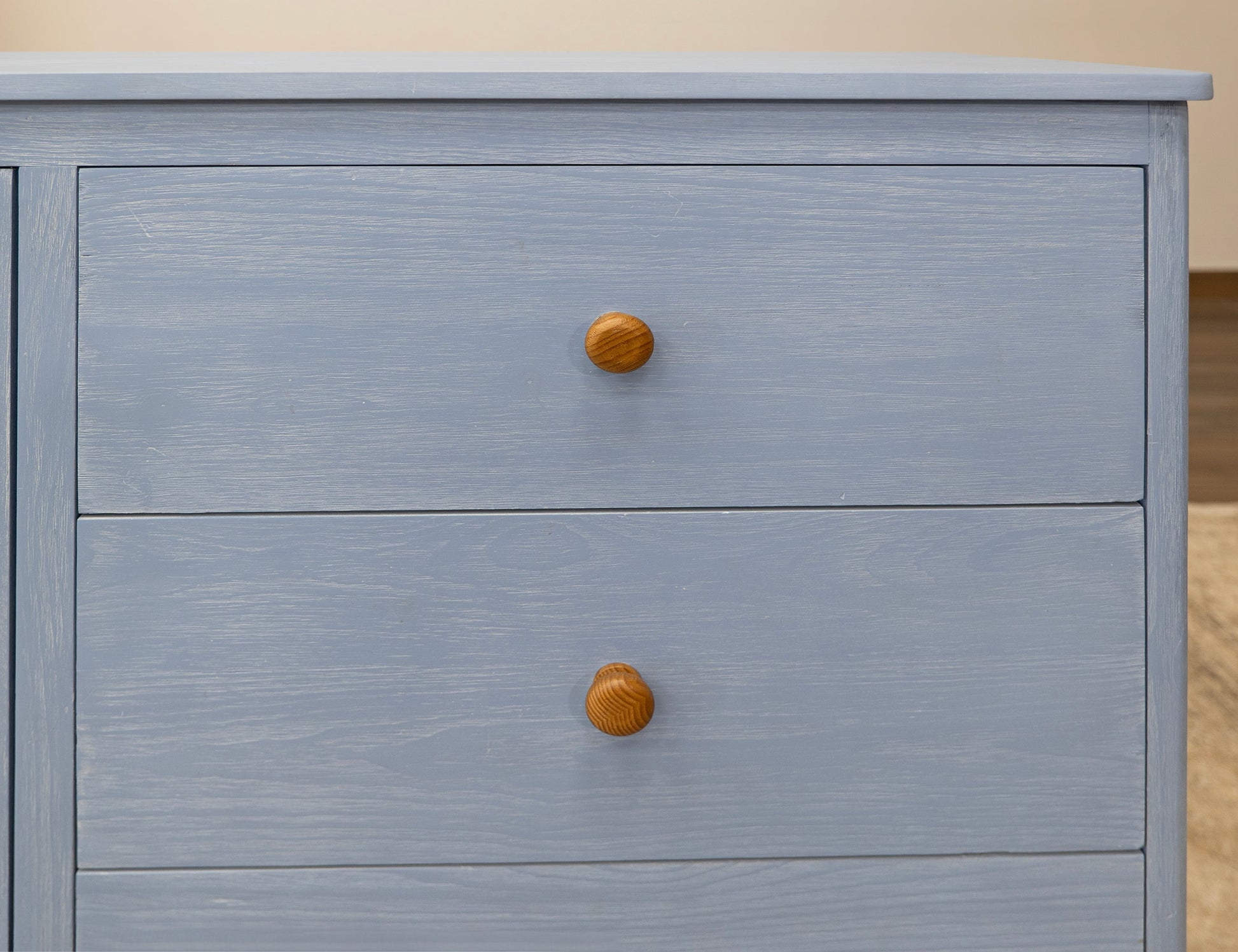 3 Drawer 2 Door Console - Pastel Blue