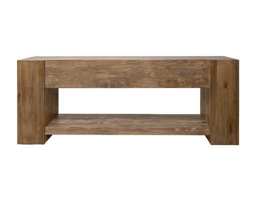 Solid Wood Console - Toffee brown
