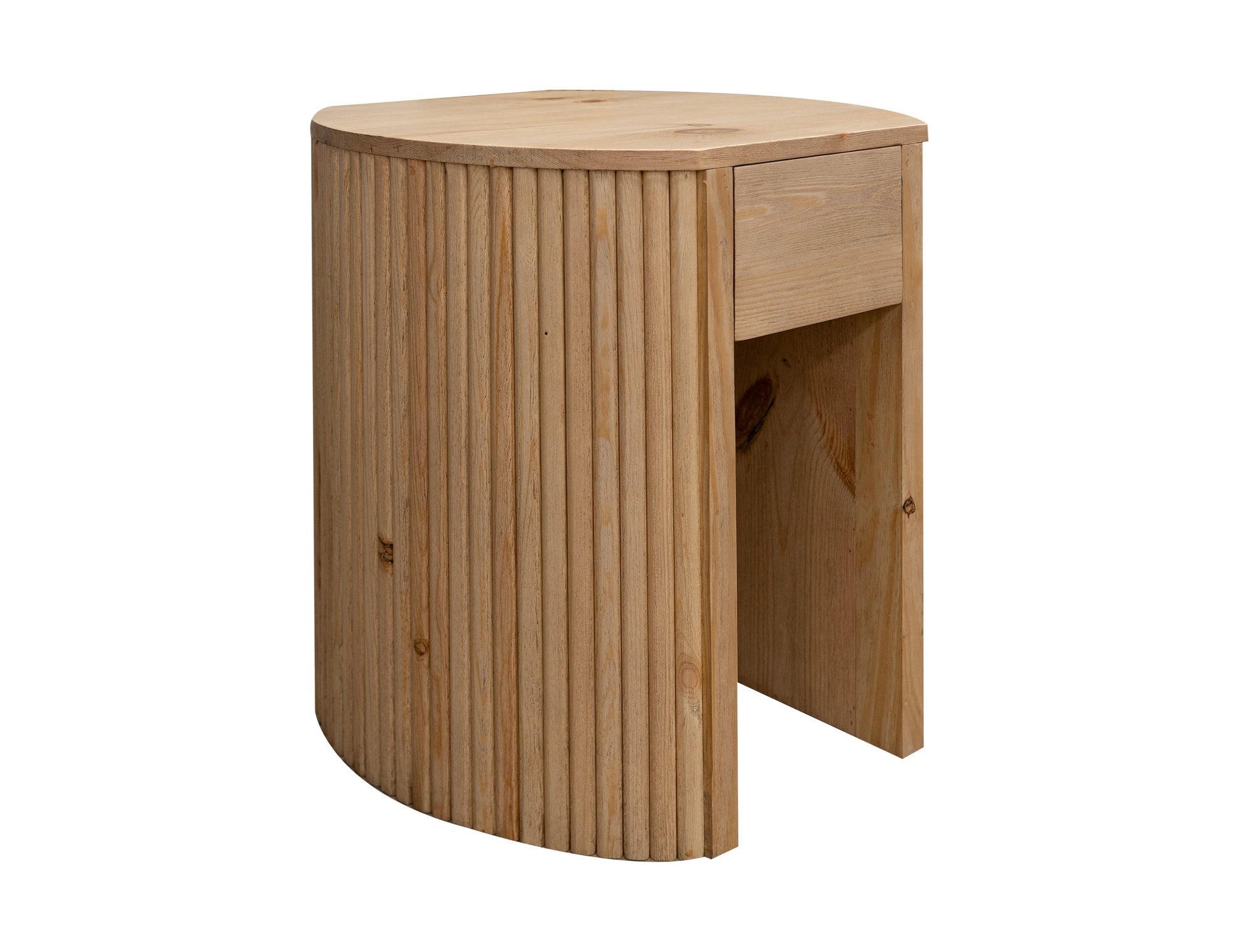 1 Drawer Chairside Table - Hazelnut