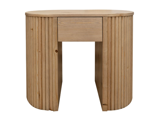 1 Drawer End Table - Hazelnut