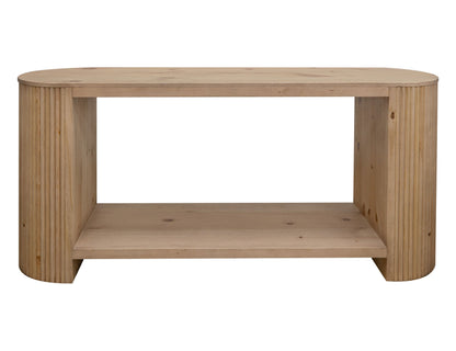1 Shelf Sofa Table - Hazelnut