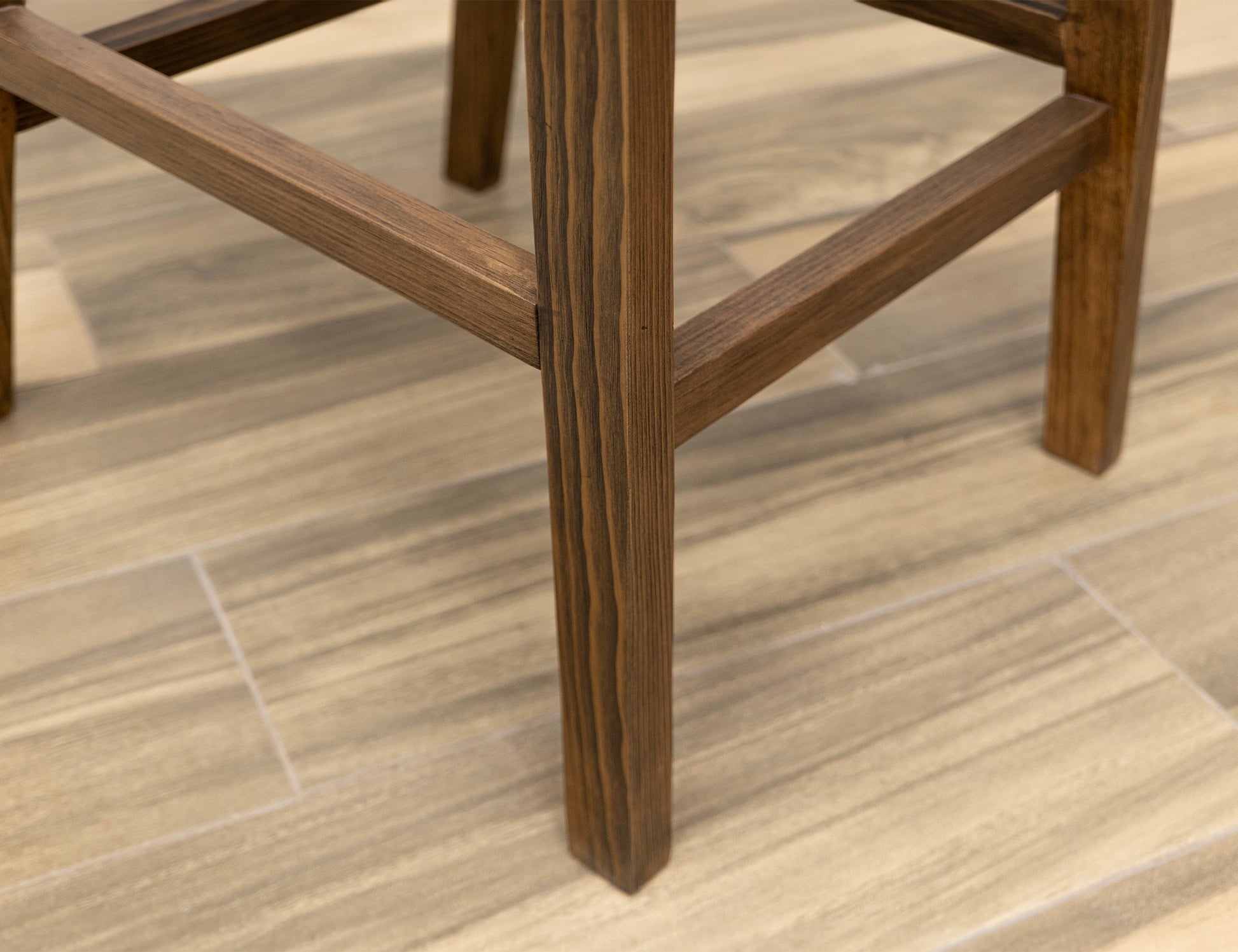 Upholstered Seat 30" Barstool - Walnut Brown