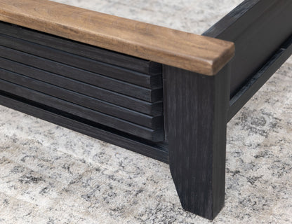 5/0 Platform - Satin Black and Brown