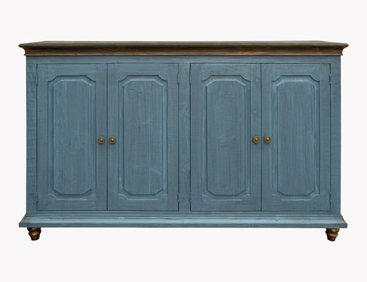 4 Doors Console - Dark Blue