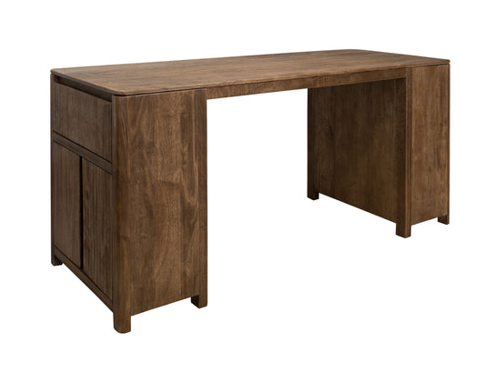 2 Drawer 4 Door Kitchen Island - Towny Brown