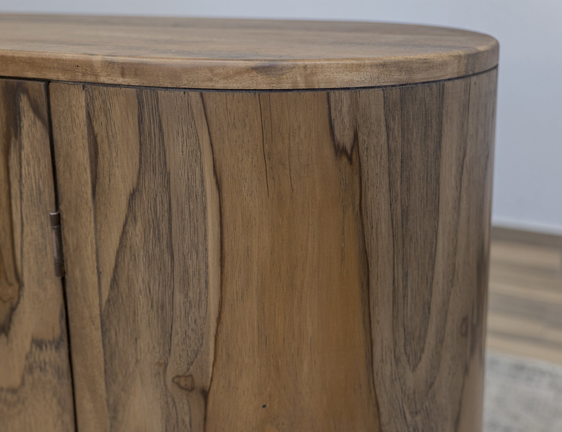 4 Doors Console - Almond And Barrel Brown