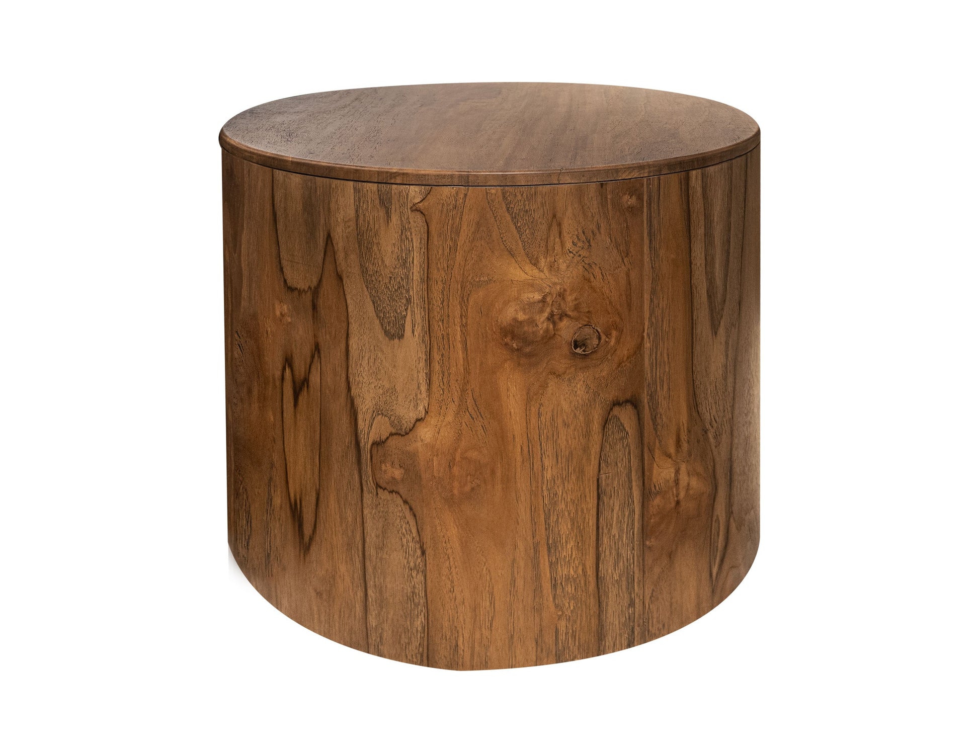 End Table - Almond And Barrel Brown