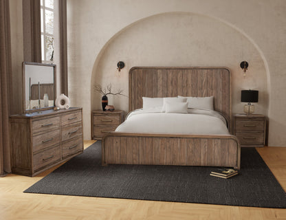 2 Drawer Nightstand - Mezquite Brown