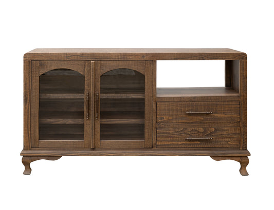 2 Door 2 Drawer Console - Caramel