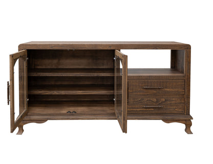 2 Door 2 Drawer Console - Caramel