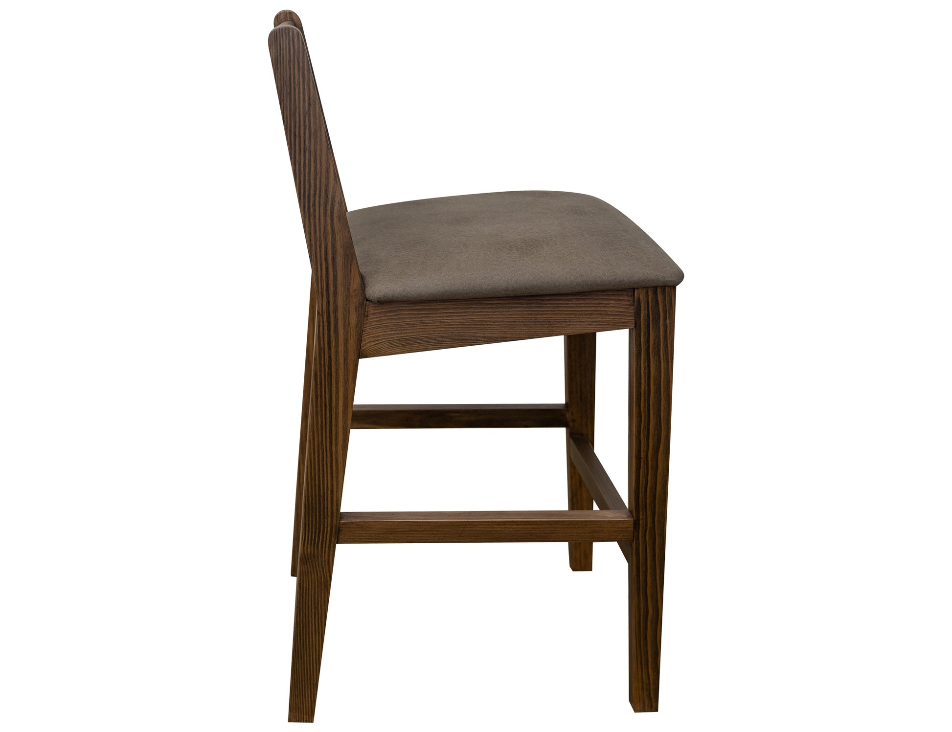 Upholstered Seat 30" Barstool - Walnut Brown