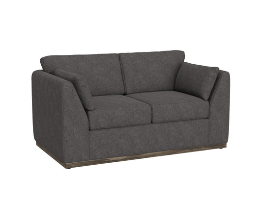 Wooden Frame & Base, Loveseat - Iron Gray