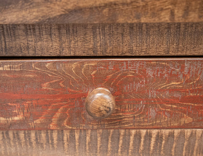 1 Drawer Chairside Table - Multicolor